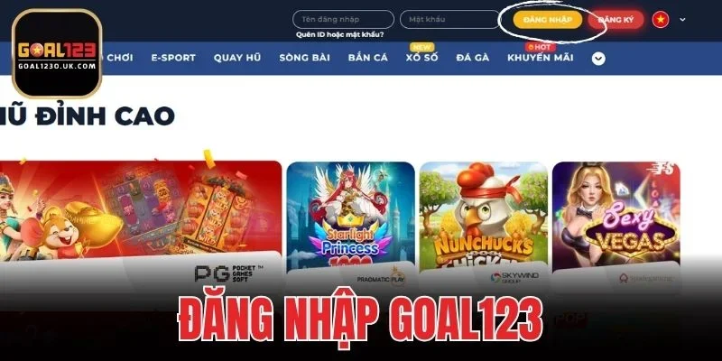 Đăng Nhập GOAL123