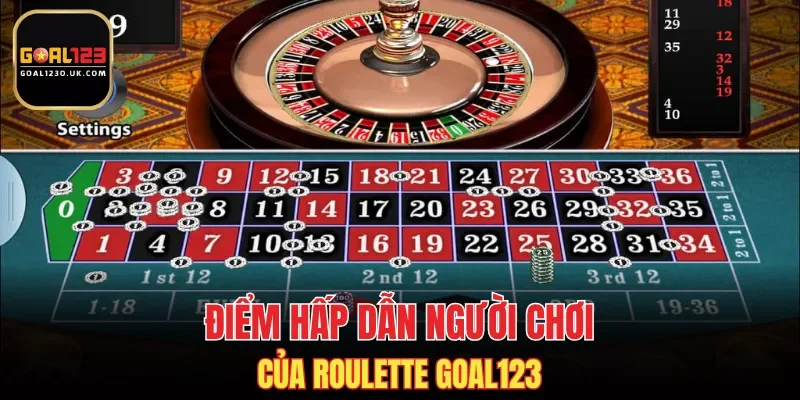 Điểm hấp dẫn người chơi của Roulette GOAL123